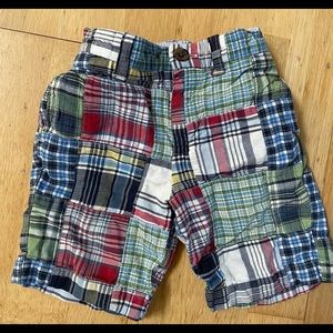 Vintage GAP plaid patchwork shorts